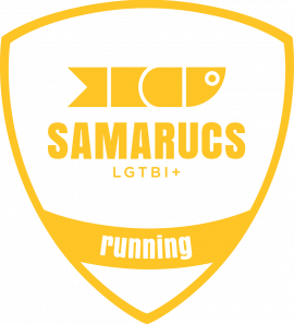 Escudo running Club LGTB+ Samarucs Valencia